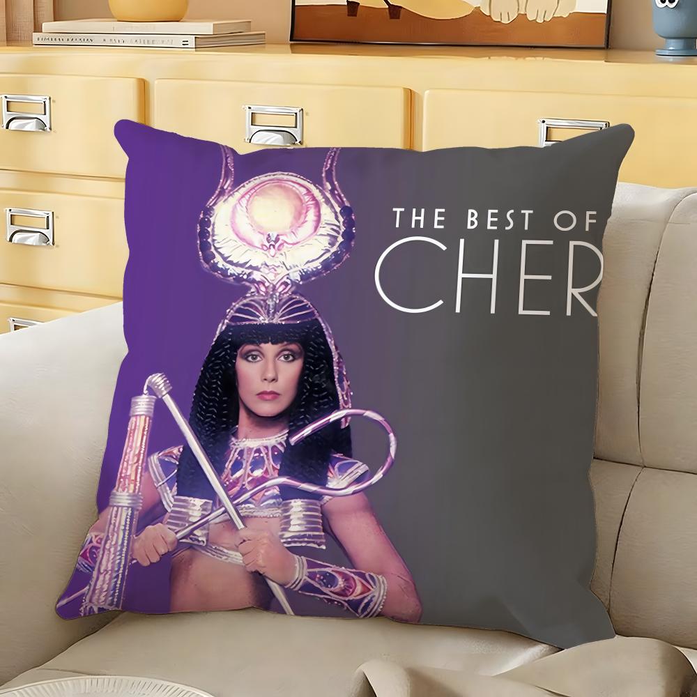 Cute CCherS Cushion Cover Soft Durable Reversible Pillow Cover Home Car MultiScene Daily Comfort Pillowcase
