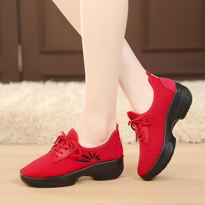 Новая женская повседневная обувь, обувь для квадратных танцев, полиуретановая подошва, легкая