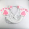 Костюм Кошки Набор Включает Хвост Кошки Повязка на Голову Бант Перчатки Юбка Хэллоуин Кошка Девочка Наряд для Косплея для Детей Женщин