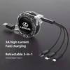 3 в 1 Micro USB Type C Зарядный кабель Мультизарядное устройство Для Lexus RX300 IS200 IS250 ES350 Ct200h UX250h NX300h RX350 ES300h RX400h
