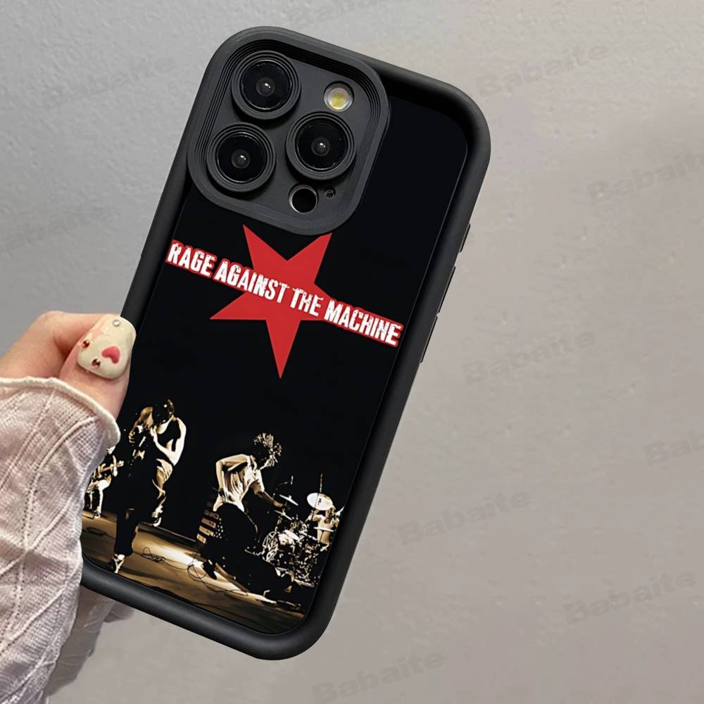 Band Rage A-Against The M-Machine Классический чехол для телефона для IPhone 17 16 15 14 13 12 11 Air Plus Pro Max Мягкая задняя крышка