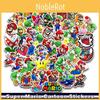 50 Pcs Cartoon Super Mario Stickers Toys For Children Game Sticker Luggage Decal
