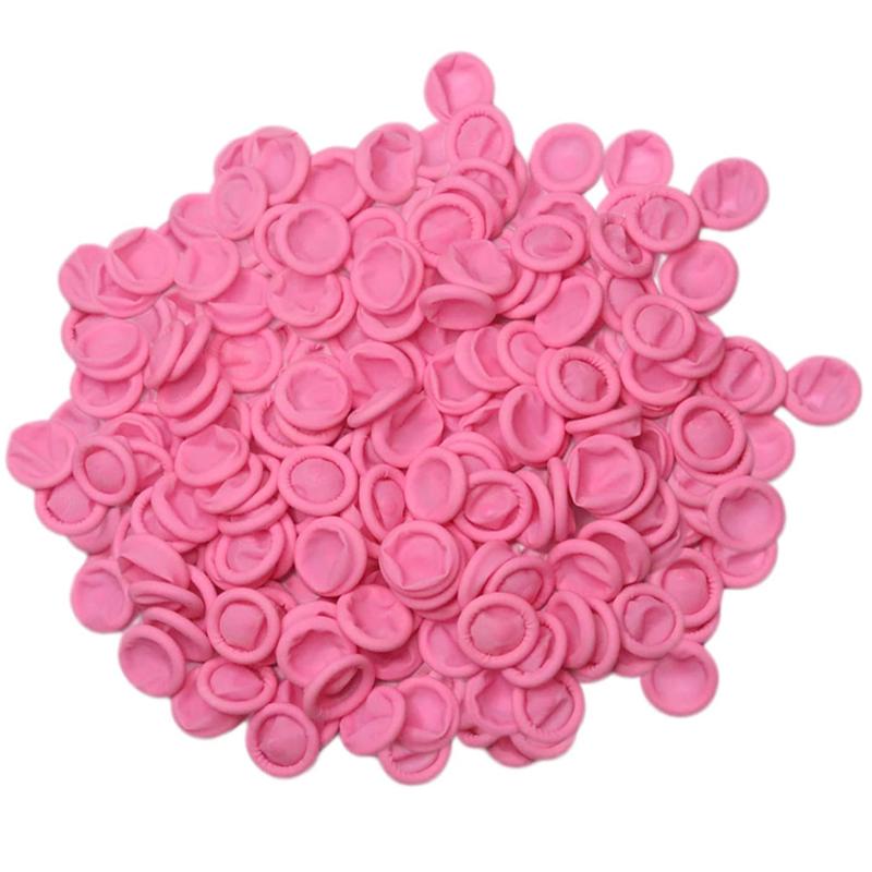 100-300 шт одноразовые защитные перчатки для кончиков пальцев из натурального каучука, нескользящие, антистатичные, латексные напальчники, прочный инструмент