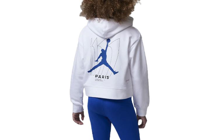 Jordan Sweatshirt Paris Saint Germain White Kids' FB0150-100