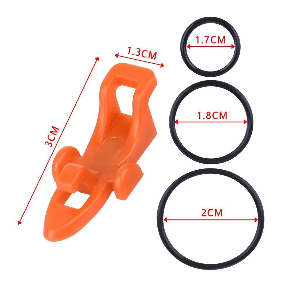 ABS держатели для приманок 6 цветов безопасная вешалка портативные рыболовные снасти рыбалка
