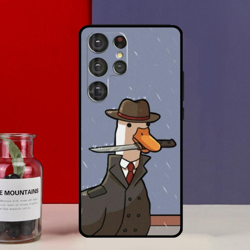 Мультяшная Милая Гусь Игра Фонда Чехол Для Samsung Galaxy S25 Ultra S9 S10 S20 FE S21 S22 S23 Plus S24 Ultra Чехол Для Телефона