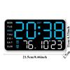 Wall Decor Large Digital Wall Clock Temperature Date Week Display Wall Mounted LED Clock Home and Decoration Clocks Living Room