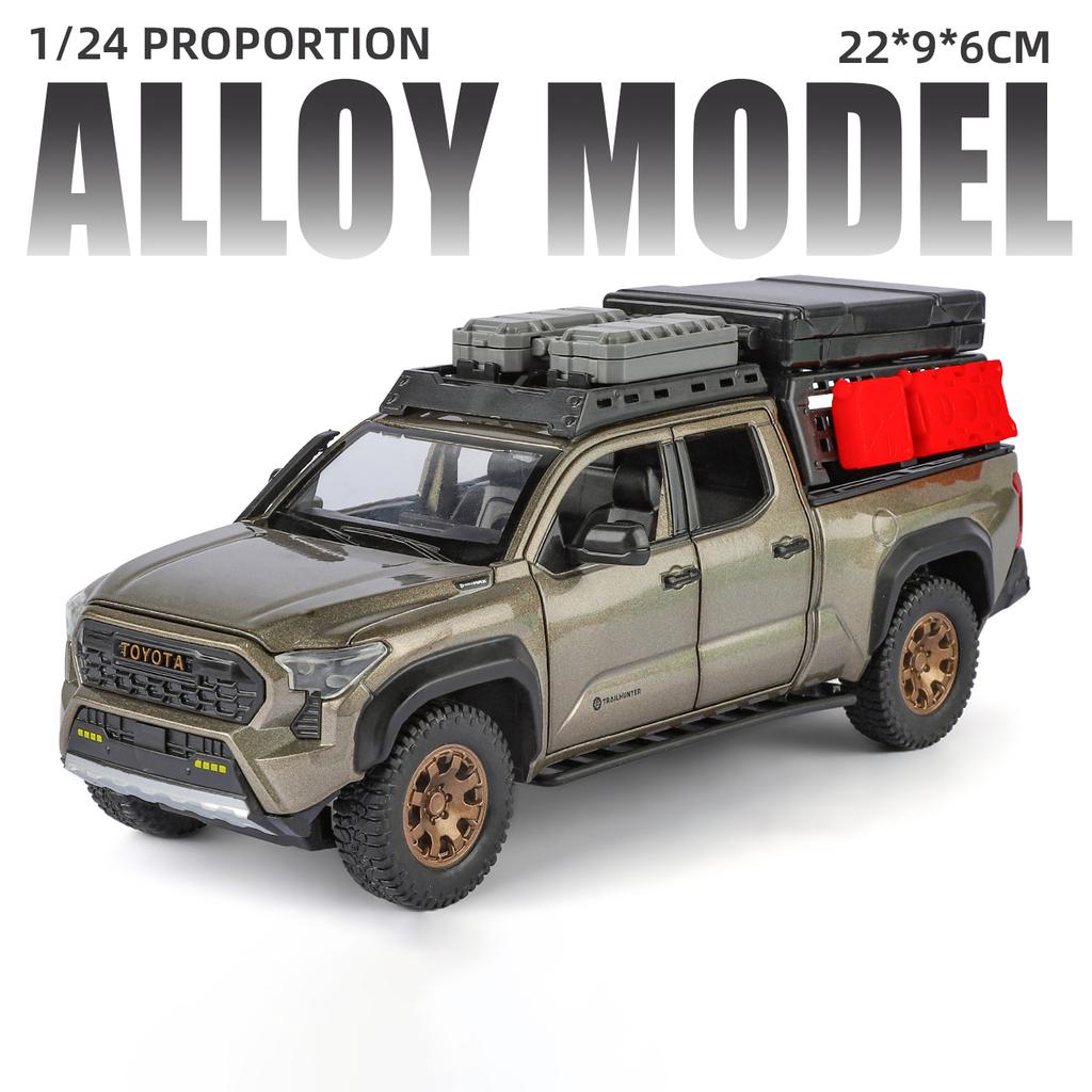 1:24 Toyota Land Cruiser LC80 FJ LC250 Tacoma Tundra Внедорожник SUV Металлический Литой Модель Автомобиля Домашние Модные Украшения Коллекция