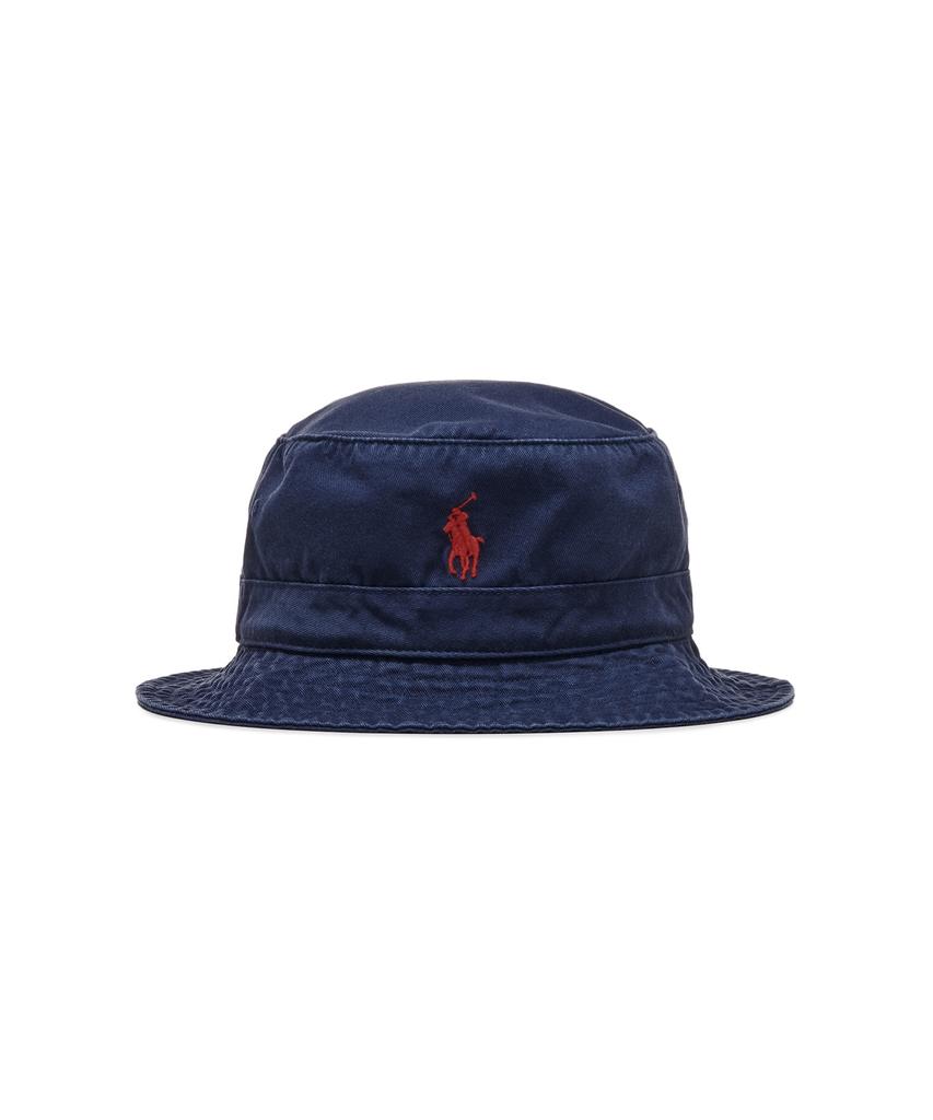 POLO RALPH LAUREN Хлопковая кепка-ведро в стиле чинос - Темно-синий