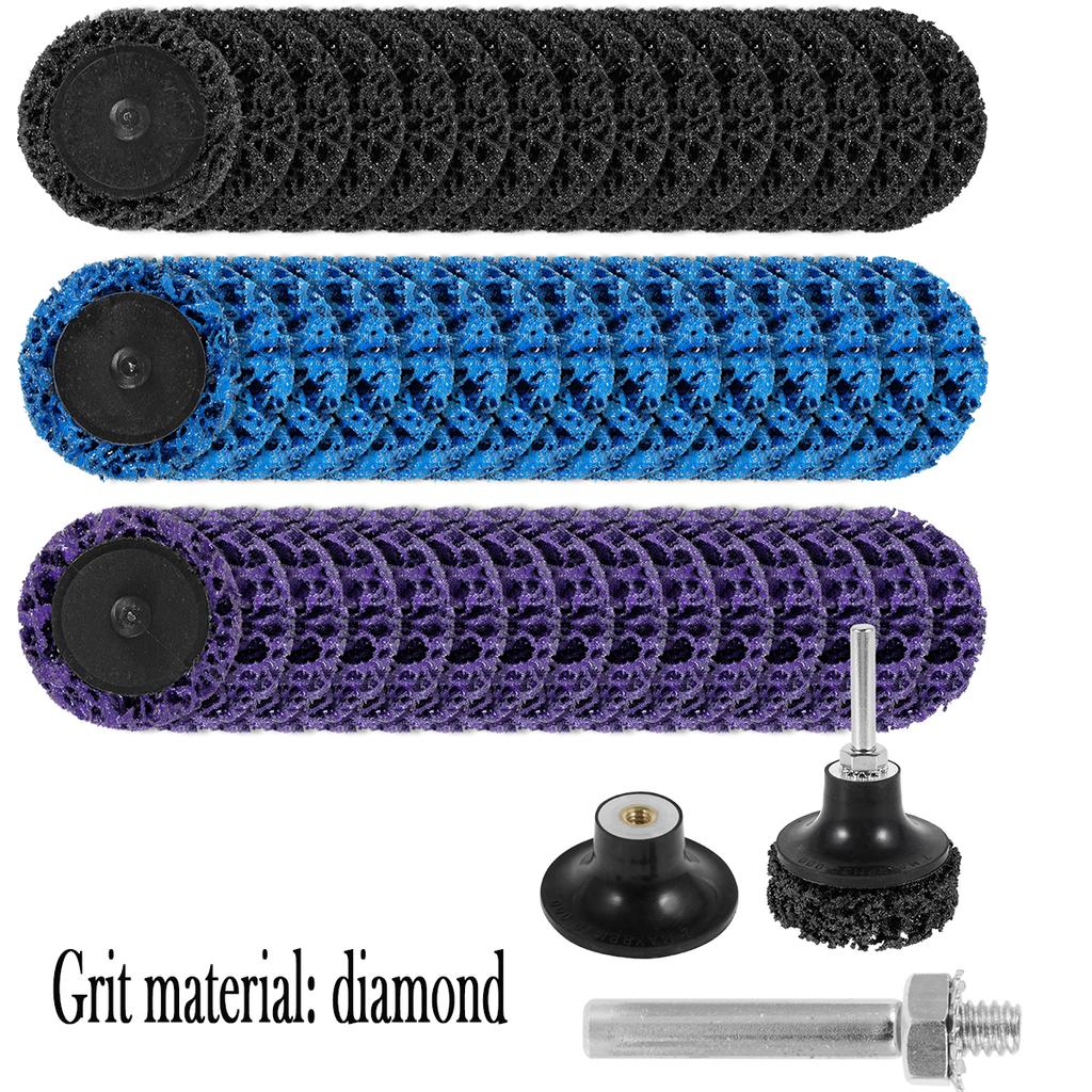 Абразивный диск Poly Strip Disc для шлифовальной машины Coral, абразивный диск для полировки, удаления ржавчины и краски, для угловой шлифовальной машины