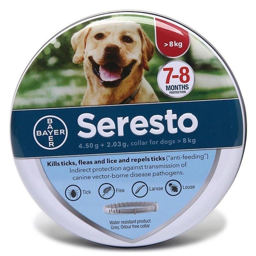 Ошейник для защиты от блох и клещей для собак и кошек - 8 месяцев защиты, без запаха и нежирный
