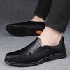 2024 New Men's Genuine Leather Casual Shoes All-match Wear-resistant Breathable Work Shoes Wedding Party Dress Shoes