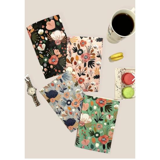 Блокнот без подкладки Набор из 4 блокнотов 13x20см Подарочный блокнот