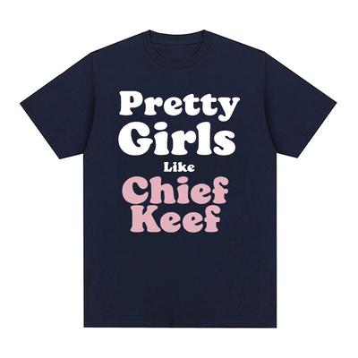 Красивые девушки, как Chief Keef принт футболки мужские и женские эстетические модные рэп футболки унисекс хип-хоп свободные уличная футболка