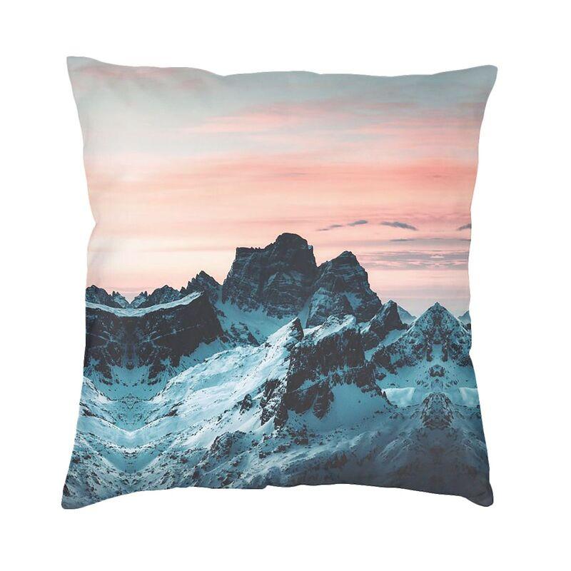 Custom Mountain Forest Natural Landscapes Pillow Case Living Room Decoration Modern Outdoor Cushions Square Pillowcase