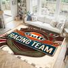 Gulf Design Crystal Velvet Carpet Cozy Non?Slip Printed Rug For Bedroom Living Room Entrance