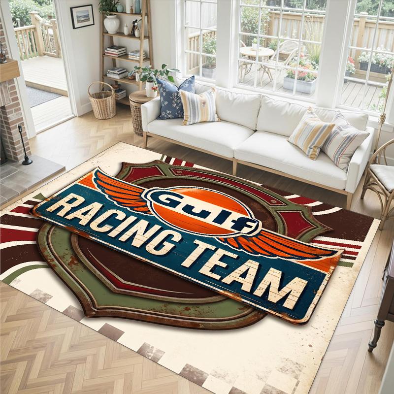 Gulf Design Crystal Velvet Carpet Cozy Non?Slip Printed Rug For Bedroom Living Room Entrance