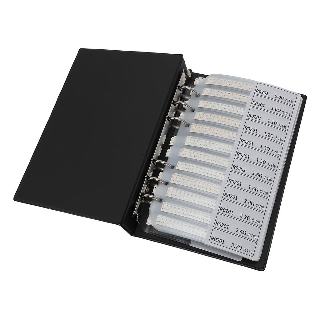 SMD Resistor Sample Book 170 Values X 50pcs Each 1% Accuracy In Storage Book Case Electronic Compone