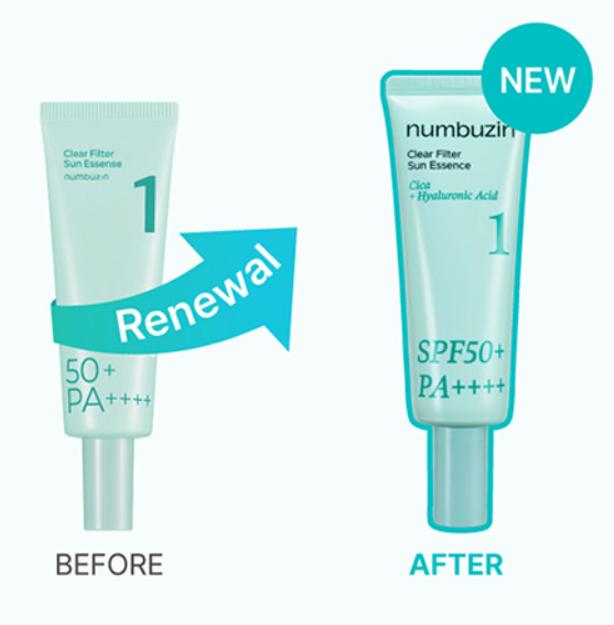 NUMBUZIN Солнцезащитный крем No.1 Pure-Full Calming Watery SPF50+ PA++++ 50 мл