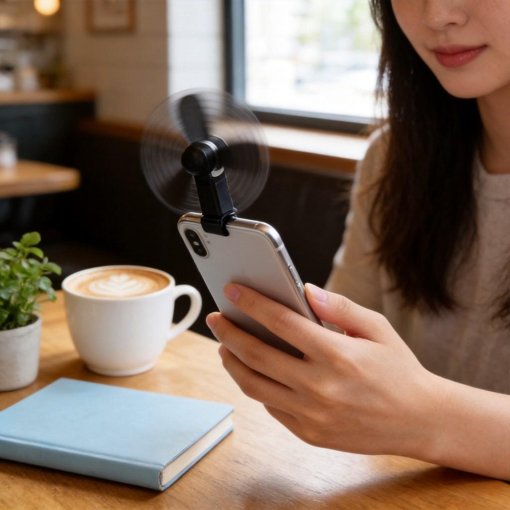 Handheld Usb Mini Fan With Tpe Blades For Travel And Office Use