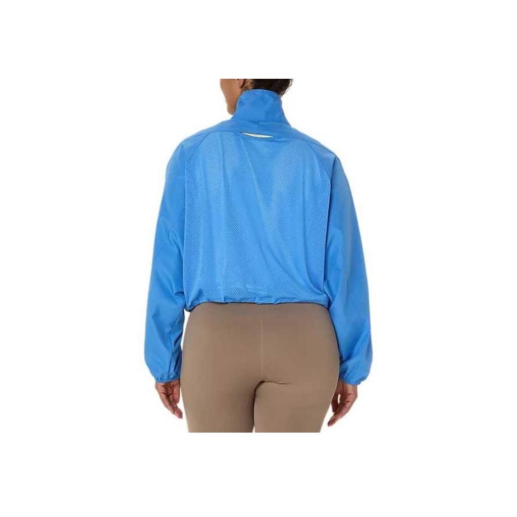 Asics Nagino Actibreeze Breathable Comfortable Minimalist Fashion Jacket Women Jacket Blue 2032D146-401