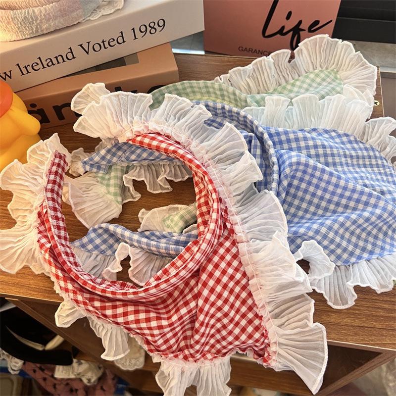 Кружевной обруч для волос Треугольный шарф Косынка для волос Повязка на голову в стиле «Богемия»