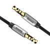 Baseus Yiven M30 Stereo Audio Cable Aux 3.5 Mm Male Mini Jack 1.5 M Silver-Black (Cam30-Cs1)