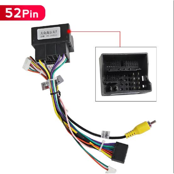 Android Radio Cable Accessories For Volkswagen Golf 5 6 Polo Passat Tiguan Jetta Touran Skoda Navi Radio CANBUS BOX VW-RZ-58 Radio Accessories 4