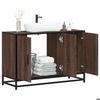 VidaXL Bathroom Vanity Unit Brown Oak 90x33x60 Cm, Bathroom Sink Cabinet, Bathroom Furniture 849273
