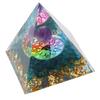 Положительная энергия Кристалл Пирамида Кристалл Эпоксидная Исцеление Кристалл Пирамиды для Медитации Удачи