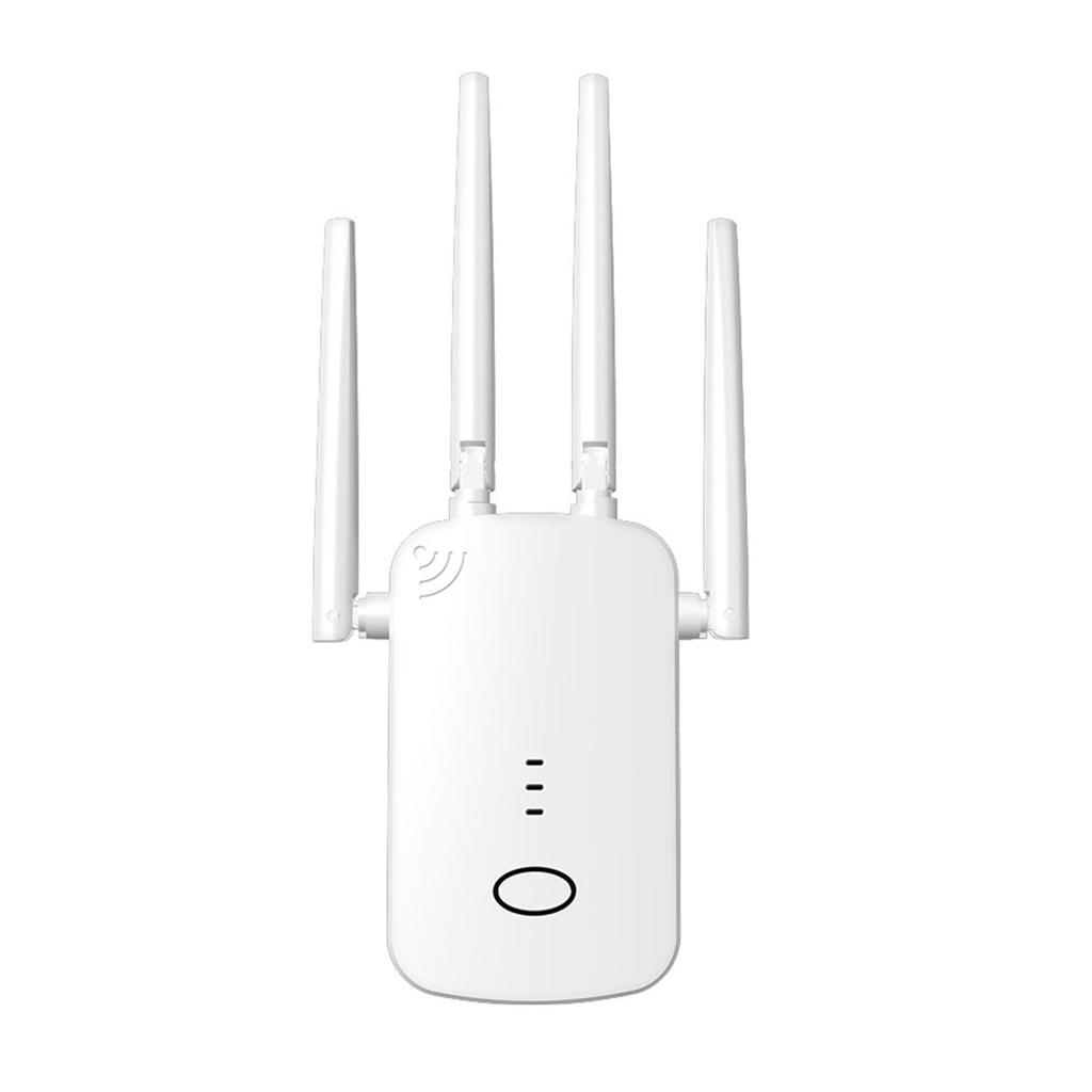 Беспроводной усилитель Wi-Fi 1200 Мбит/с с 4 антеннами высокого усиления, усилитель сигнала для дома, большой радиус действия, штекер EU