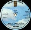 7-дюймовая пластинка EAGLES - Hotel California K13079 Asylum Records 1977 UK Рок Б/У