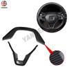 For Honda Accord 10th Gen City ABS Carbon Fiber Car Steering Wheel Cover Trim Sticker Decoration