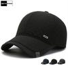Warm Winter Caps for Men Women Cotton Baseball Cap Male Snapback Hats with Earflaps Plus Thick Velvet Bone Trucker Hat