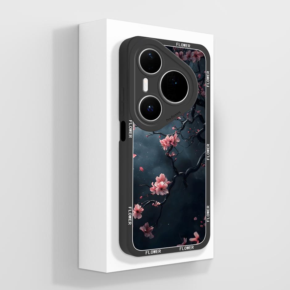 Чехол для телефона Huawei Pura 80 Pro Plus Ultra Модный Бабочка Мягкий Жидкий Силикон Защитный Бампер Чехол Защита от Царапин Fundas