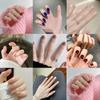 Round Fake Nails Short Nail Tips Detachable False Nails  for Salon