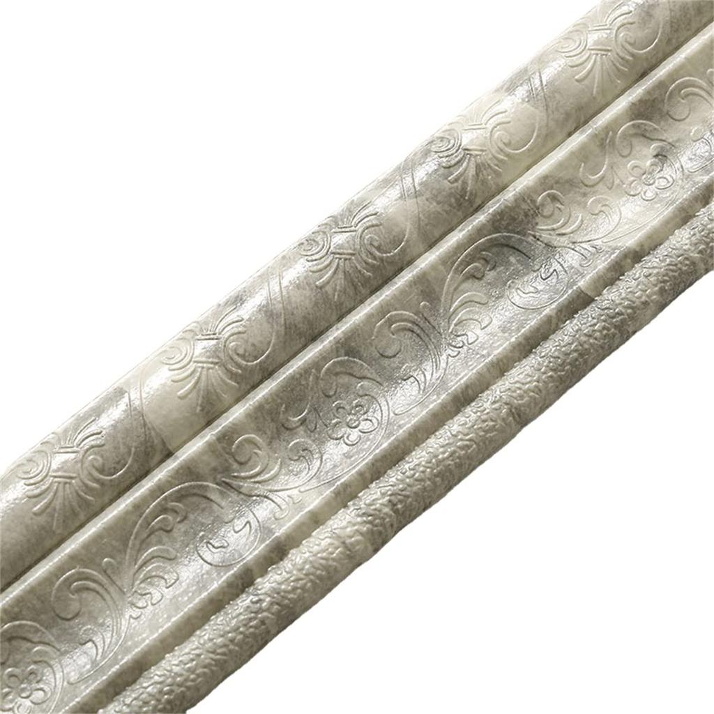 Настенный стикер Линия талии ПВХ Пена Замена Плинтуса Мягкий Сильная Адгезия Настенная Кромка 230см Х 8см 3D