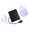 Monocrystalline Silicon Solar Panel LED Solar USB Rechargeable Light Kit for Indoor and Outdoor Hiking Camping Fishing