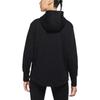 Nike Однотонная толстовка с капюшоном на молнии с принтом логотипа бренда Куртка женская черная DD5625-010