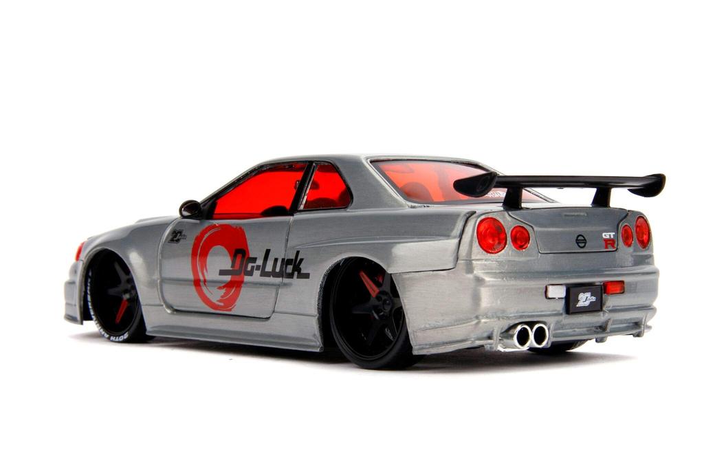 JADA TOYS Мини-машинка 20th ANNIVERSARY 2002 Nissan Skyline 20th Anniversary Series 1/24 GT-R (Р34)