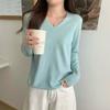 Дофаминовый воротник мягкий восковой свитер женский внутренний вязаный свитер осень и зима повседневный ленивый с длинным рукавом базовый топ-подкладка