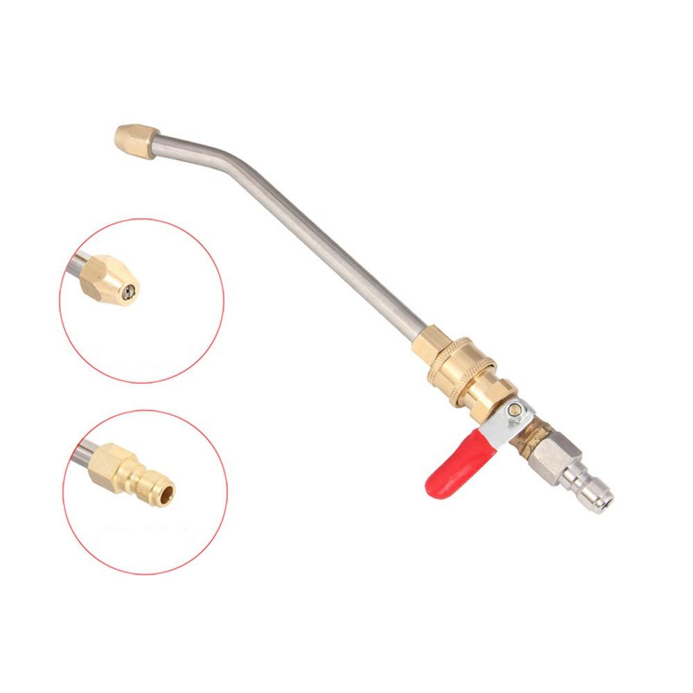 1/4 Inch Car Quick Nozzle High Pressure Washer Gutter Cleaner Washer Valve Wand Car Washing