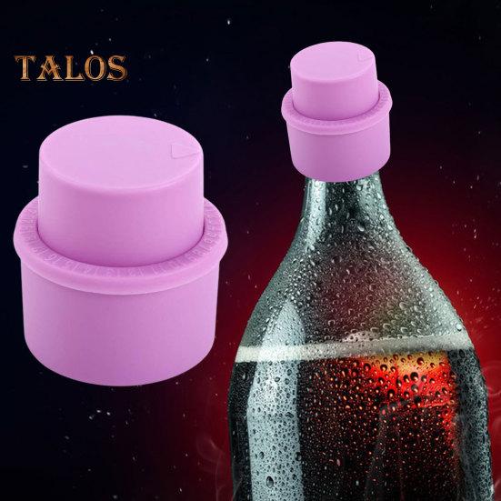 Drink Stopper Push Type Keep Soda Freshness Soft Practical Bottle Pump Dispenser Saver Lid Sealer Refrigerator Accessories
