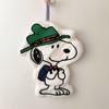Настенное полотенце для рук Snoopy из кораллового флиса: Мультяшный, Впитывающий воду, Не оставляющий ворса, Утолщенный для ванной комнаты