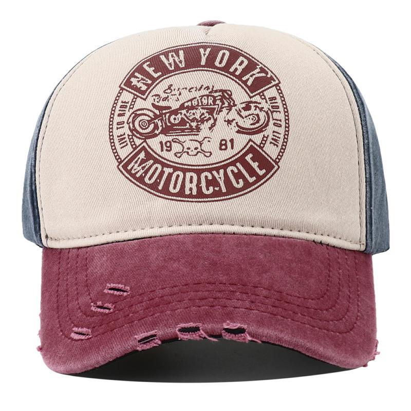 Snapback Adjustable Panel 5 York New Brand Latest Fresh Vintage School Old Man For Hat Cap Baseball Cotton Print Motorcycle Designer Hats Women