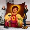 Evan Peters2 printed throw blanket—lightweight,soft,warm;versatile blanket for all seasons—perfect as &air-conditioning throw,nap blanket