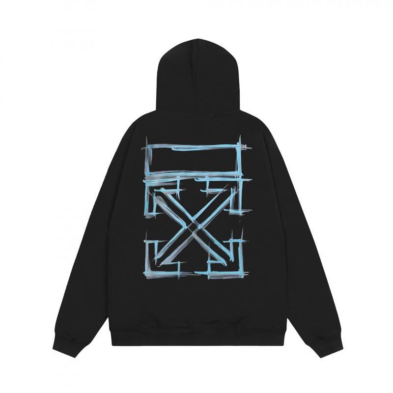 Unisex Oversized Hooded Sweatshirt With Arrow Print Casual Long Sleeve Pullover Teens Adults