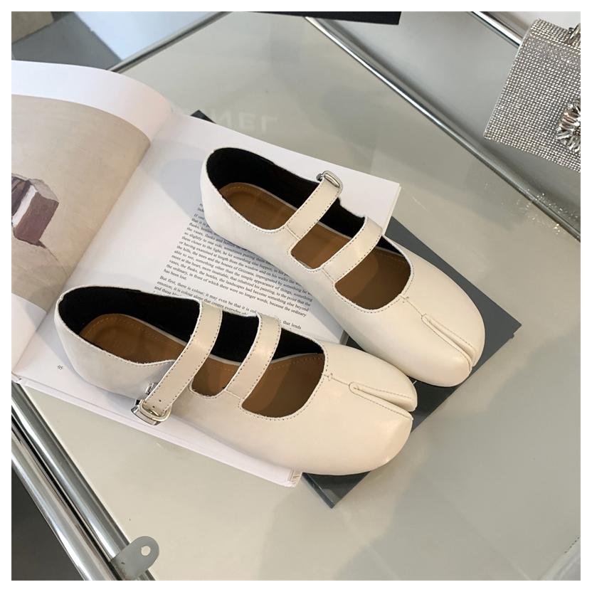 Модные таби ниндзя обувь женские балетки с раздельным носком женские повседневные лоферы женские мокасины комфортная осенняя обувь