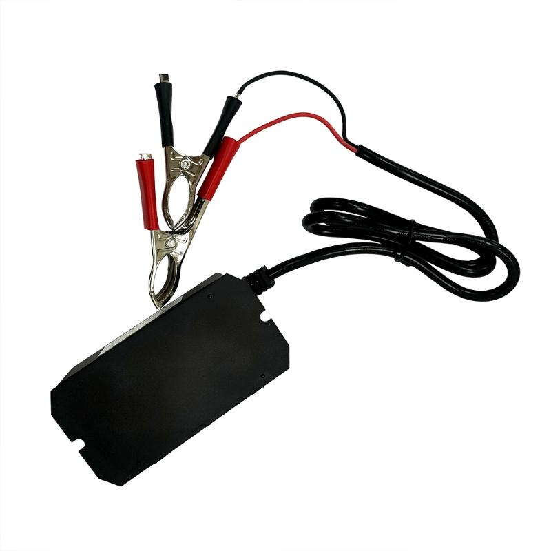 Автомобильный USB-концентратор для мотоцикла, зарядная станция для телефона, преобразователь постоянного тока с зажимом для аккумулятора, 4 USB-порта, адаптер питания