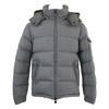 Moncler MONTGENEVRE Montgenevre шерстяная пуховая куртка 1 серая Б/у